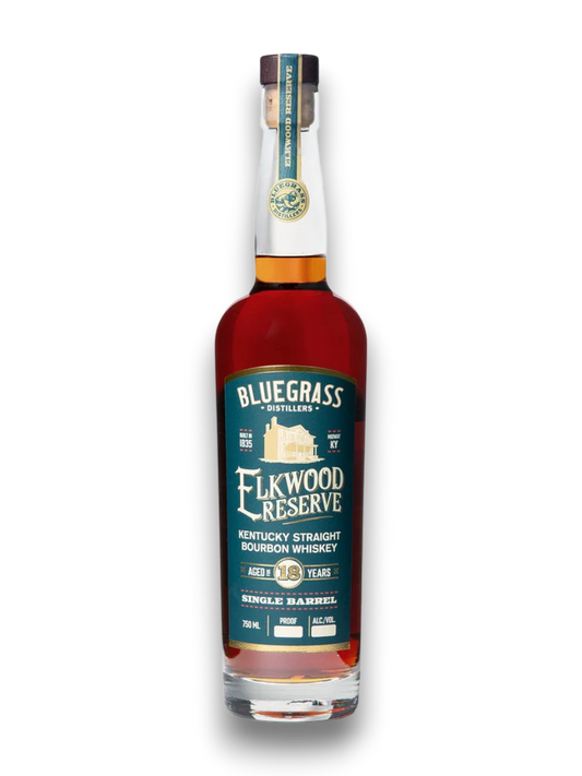 Bluegrass Distillers' Elkwood Reserve 18 Year Old Single Barrel Cask Strength Kentucky Straight Bourbon Whiskey (750ml)