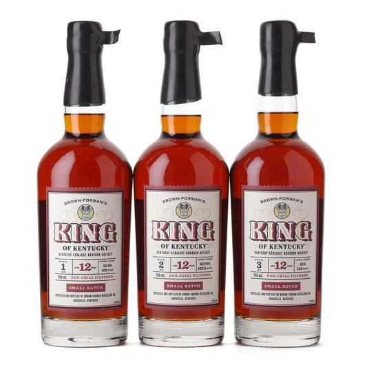 Brown Formans King of Kentucky Small Batch 12 Year Old Batch 1-3 Kentucky Straight Bourbon Whiskey 700ml