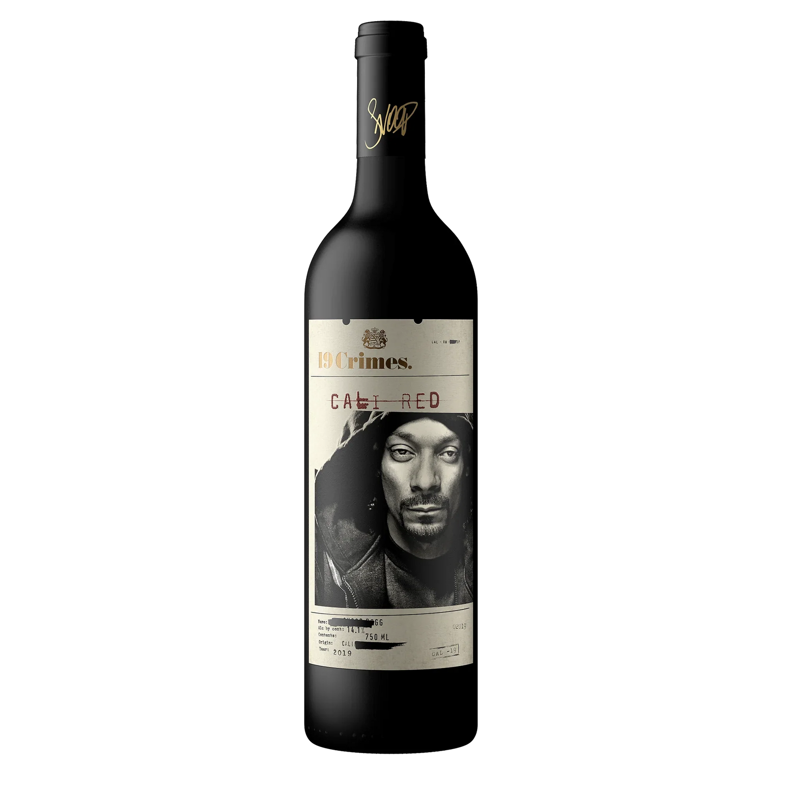 19 Crimes Snoop Dogg Cali Red Blend 750ml'.