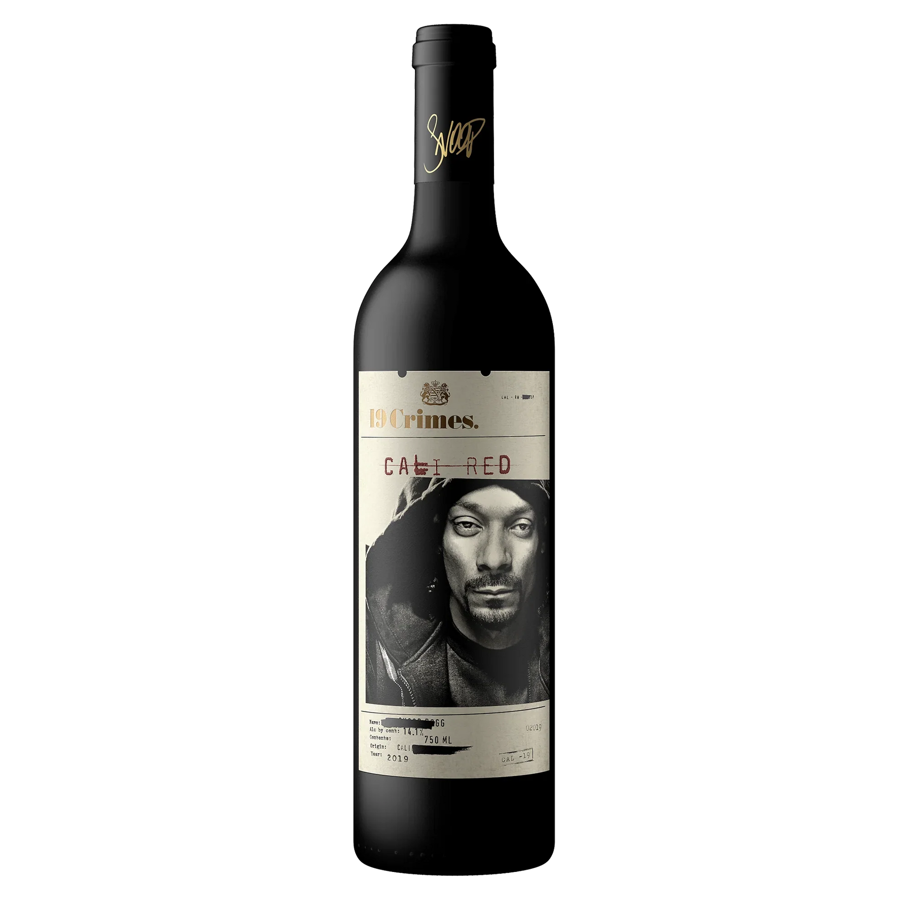 19 Crimes Snoop Dogg Cali Red Blend 750ml'.