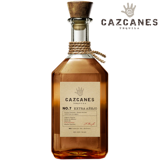 Cazcanes Tequila  No.7 Extra Anejo 750ml.