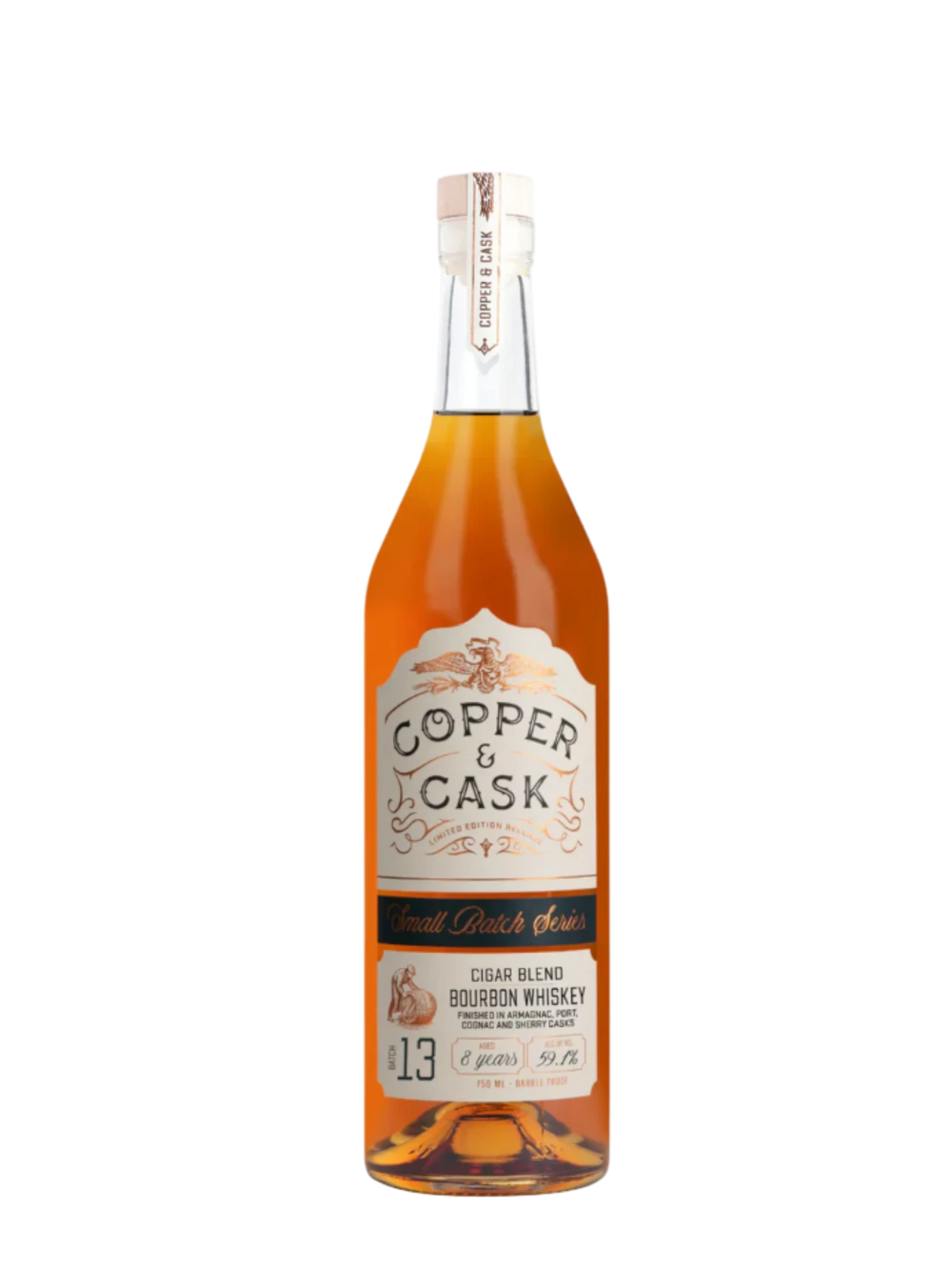 Copper & Cask 8-Year Cigar Blend Whiskey Batch 13 750ml