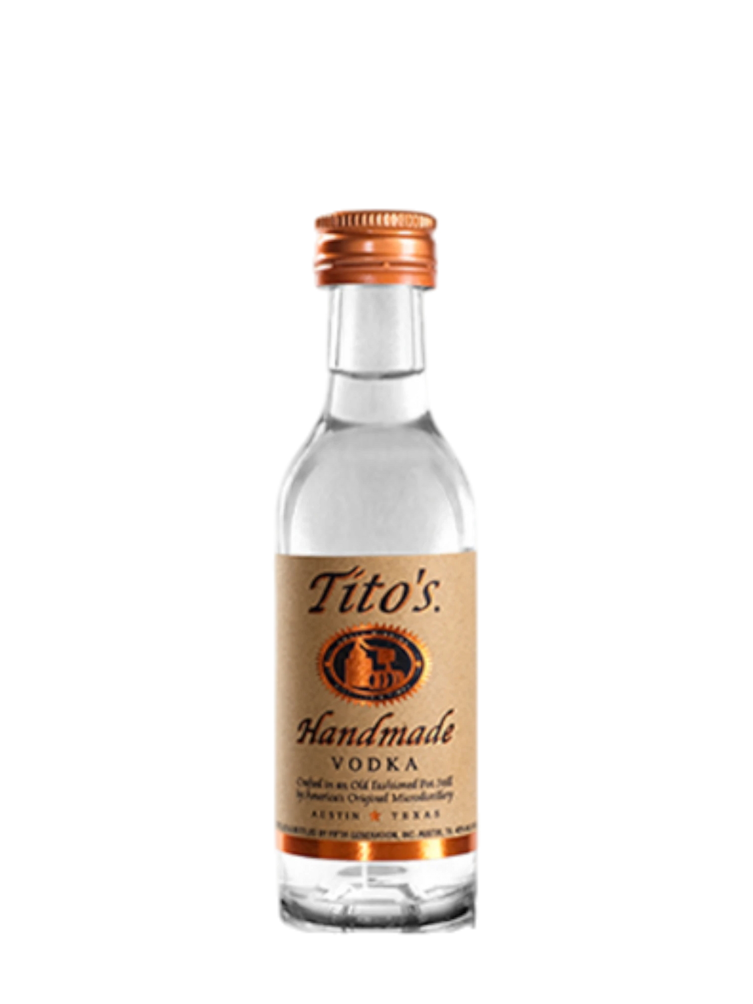 Tito's Handmade Vodka 50ml'.