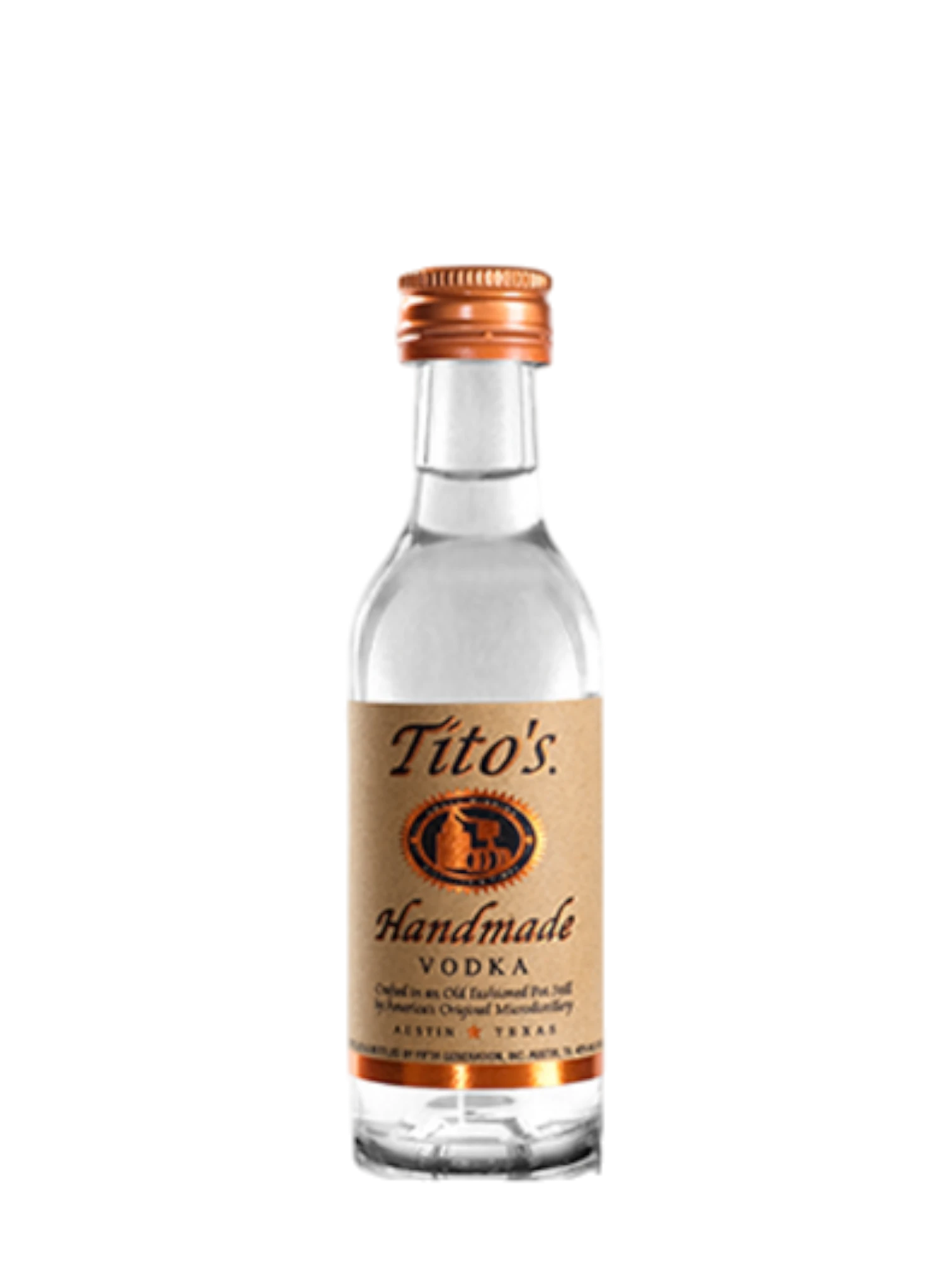 Tito's Handmade Vodka 50ml'.