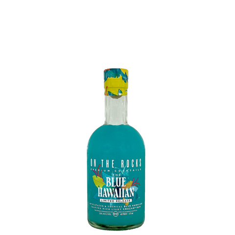 On The Rocks Blue Hawaiian With Cruzan Rum Limited Release 375ml