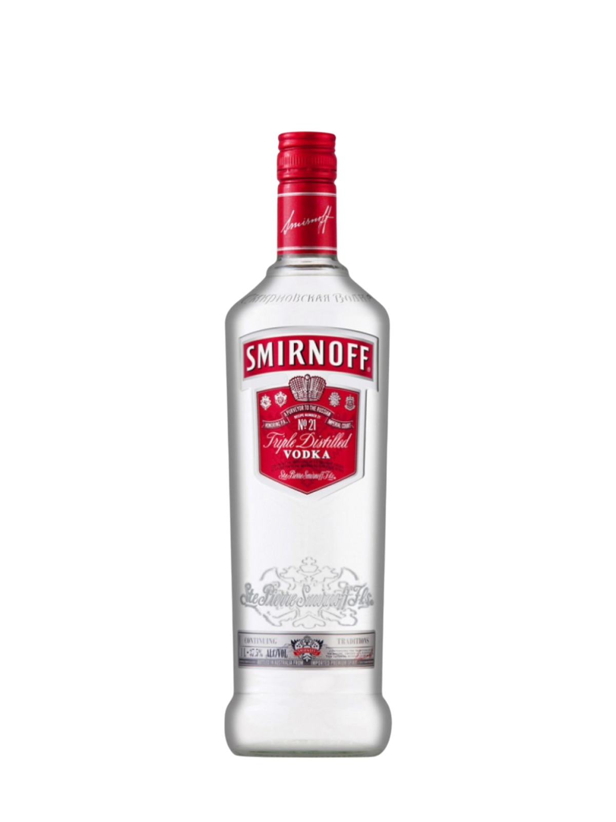Smirnoff Vodka, Triple Distilled, Premium - 1 L