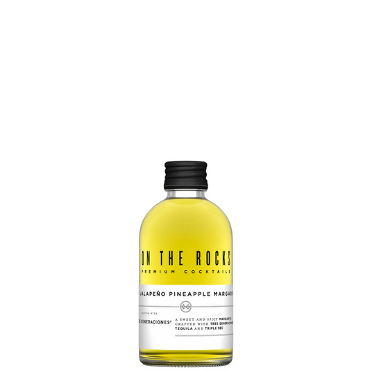 On The Rocks The Jalapeno Pineapple Margarita Tres Generaciones 40 200ml