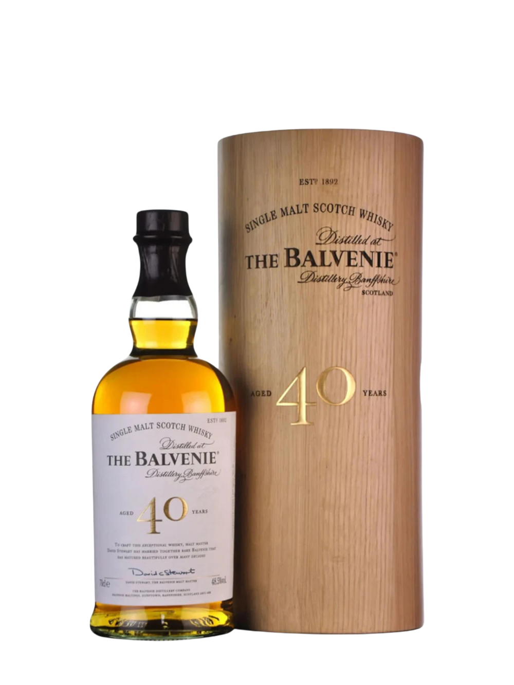 The Balvenie 40 Year Single Malt Scotch Whisky 750ml