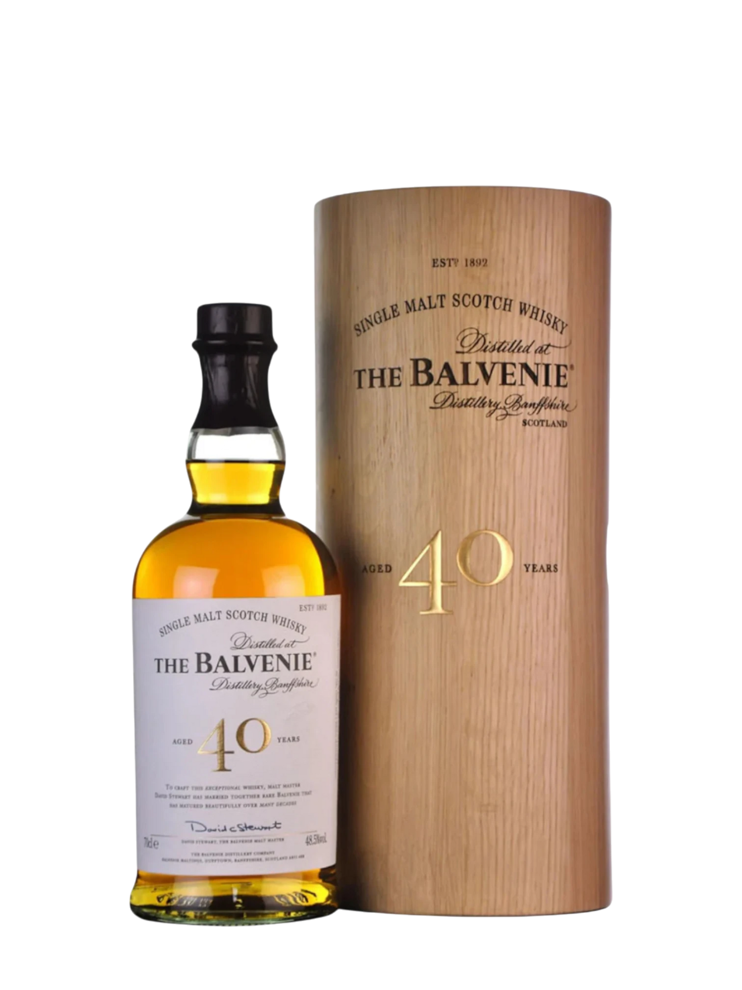 The Balvenie 40 Year Single Malt Scotch Whisky 750ml