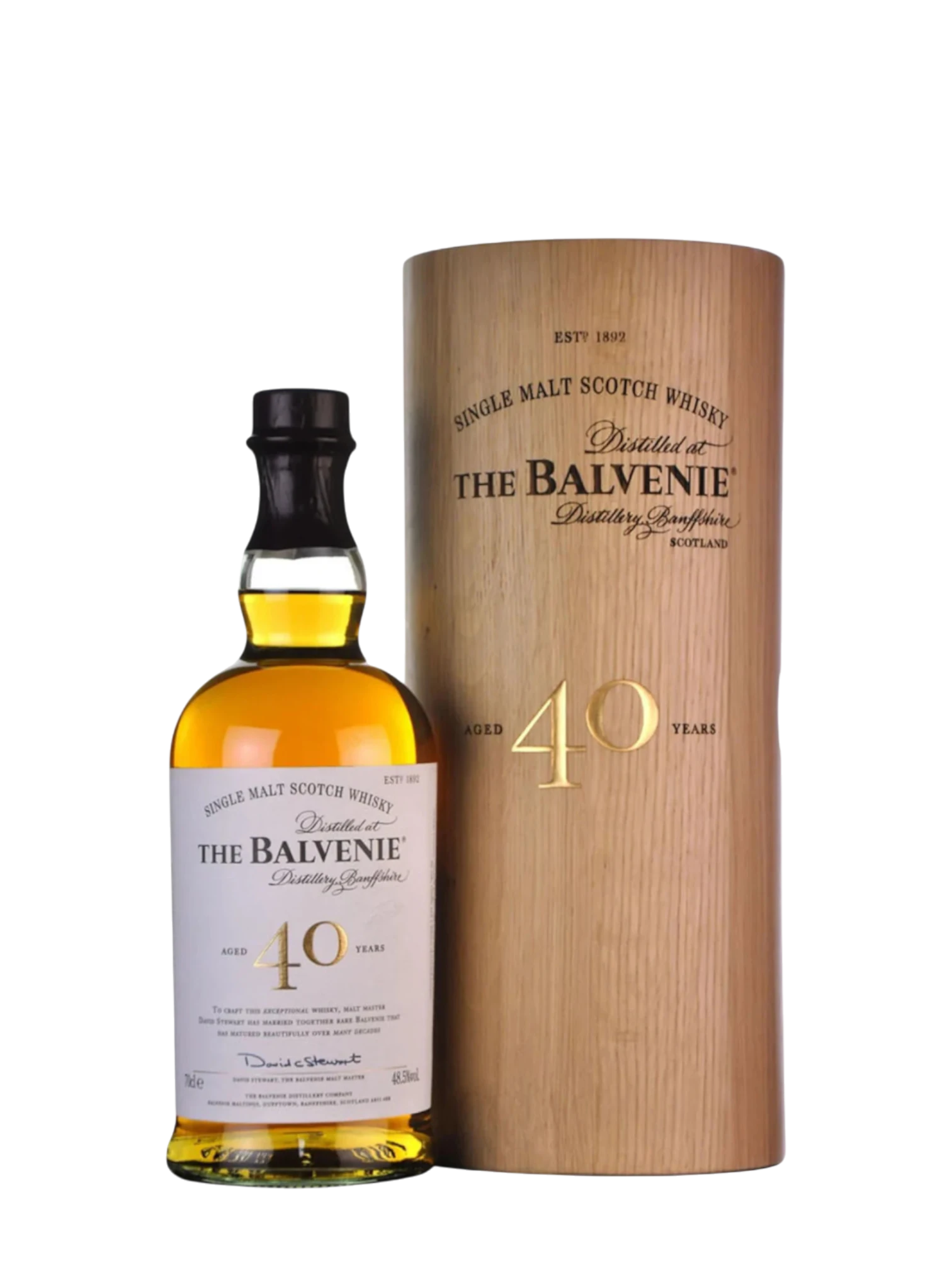 The Balvenie 40 Year Single Malt Scotch Whisky 750ml