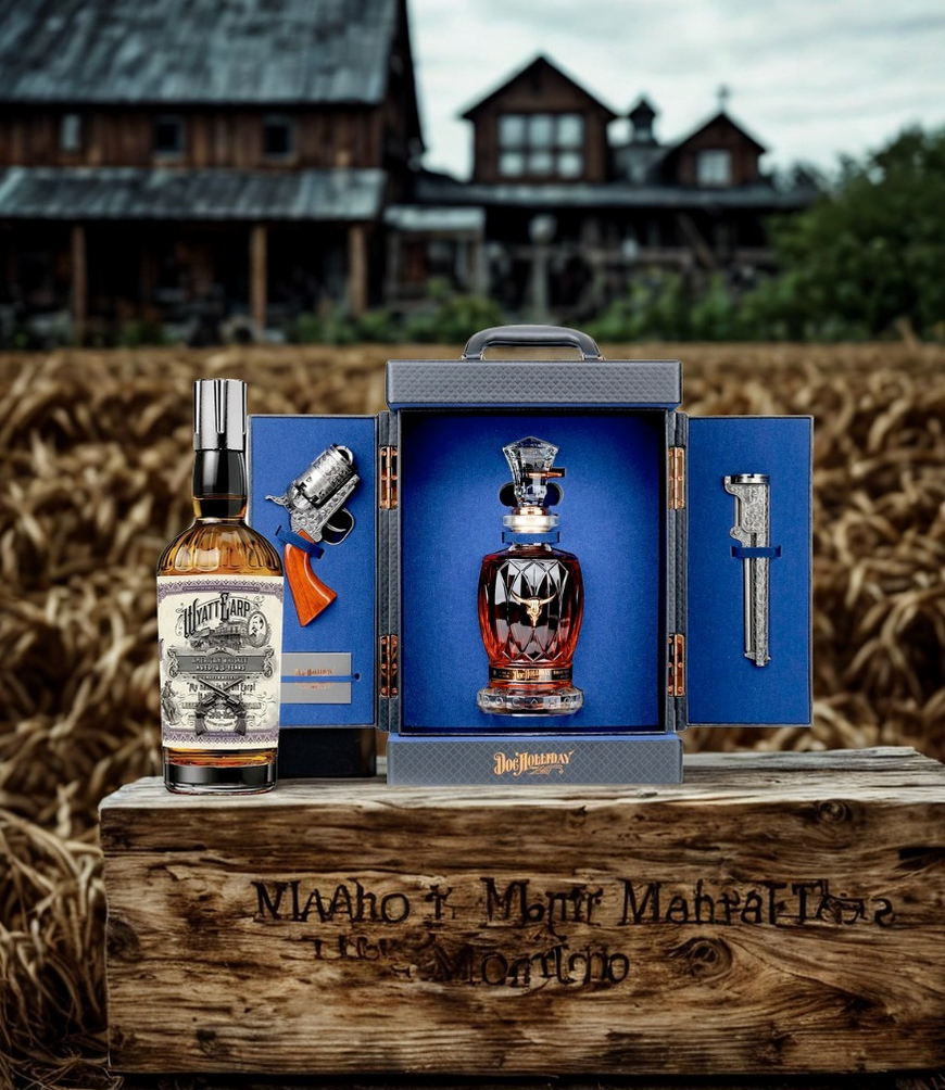 Doc Holidays gift set With  Wyatt Earp 13 Years Bundle