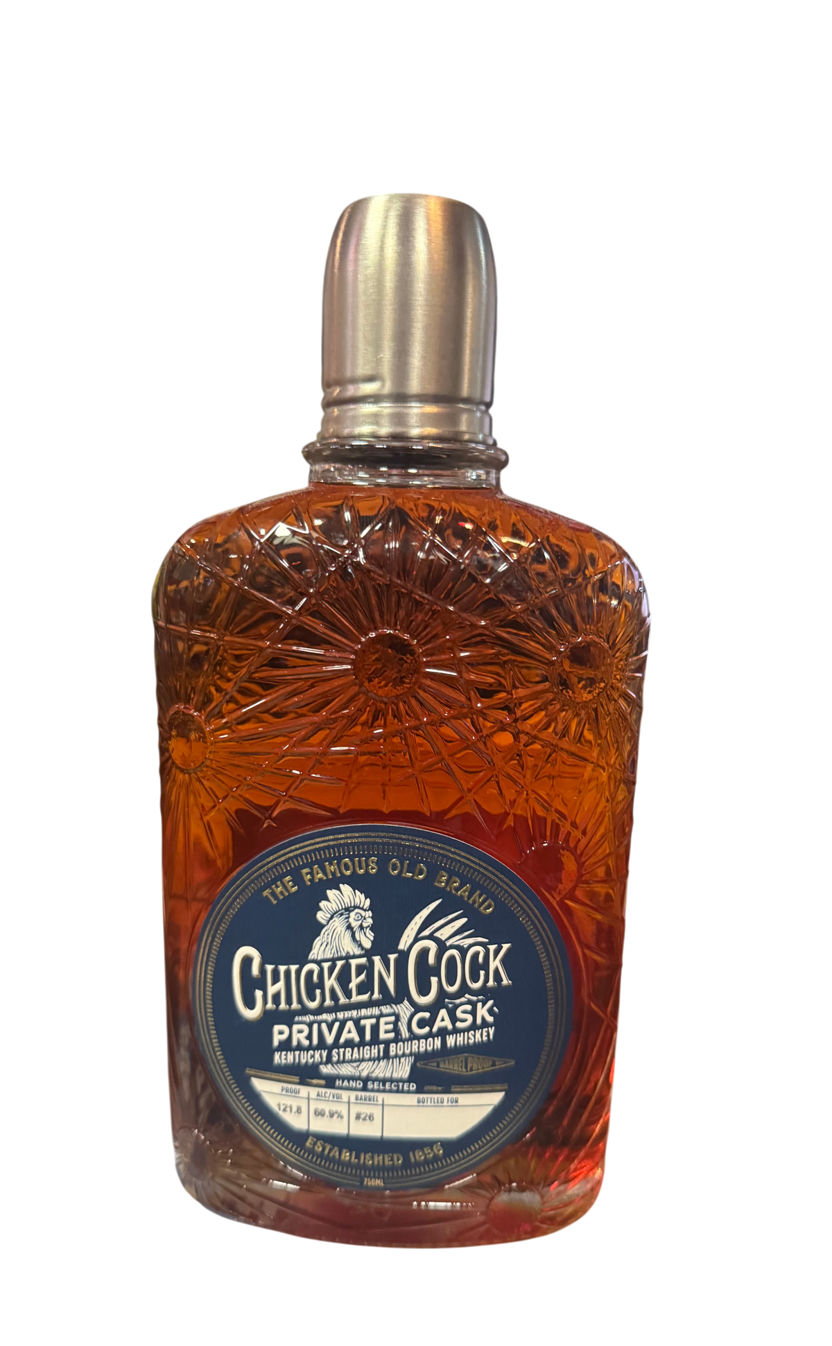 Chicken Cock Private Cask Preet Barrel pick 7years 121.5 proof
