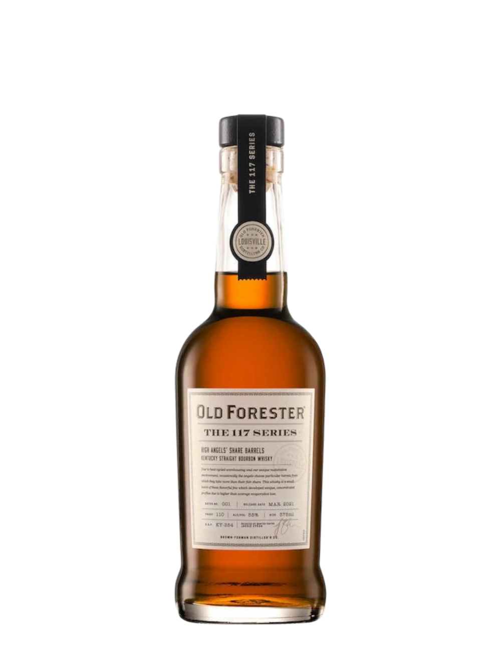 Old Forester 117 Series High Angels Share Barrels  Straight Bourbon Whiskey 375ml