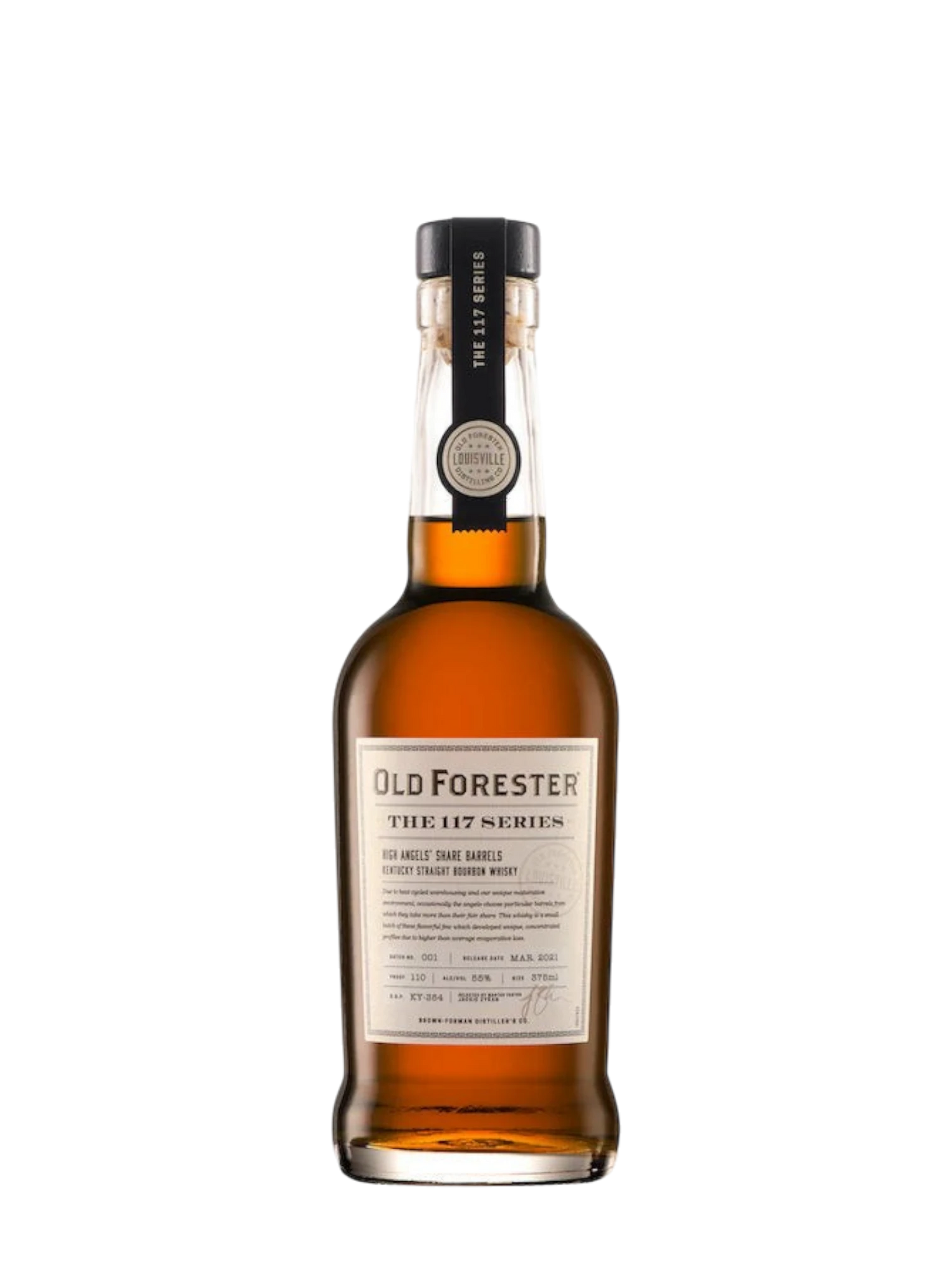 Old Forester 117 Series High Angels Share Barrels  Straight Bourbon Whiskey 375ml