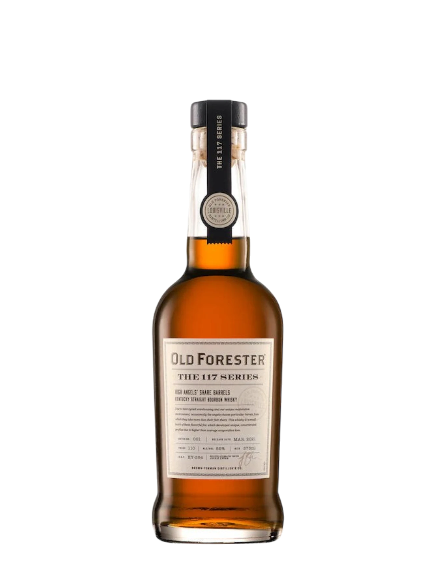 Old Forester 117 Series High Angels Share Barrels  Straight Bourbon Whiskey 375ml