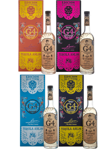 G4  Tequila Anejo  Edicion Dia De Muertos 750ml