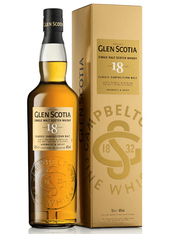 Glen Scotia 18 Year Old Single Malt Scotch Whisky 700ml