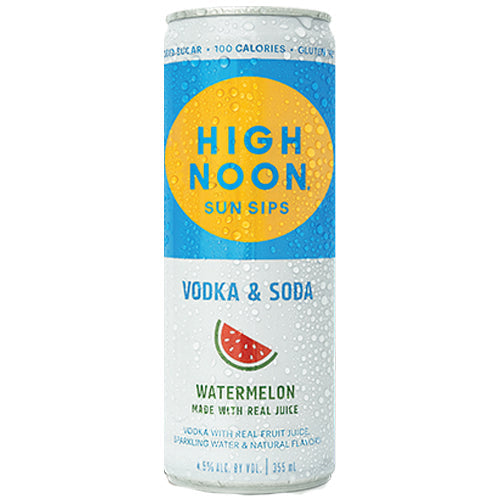 High Noon Watermelon Vodka & Soda