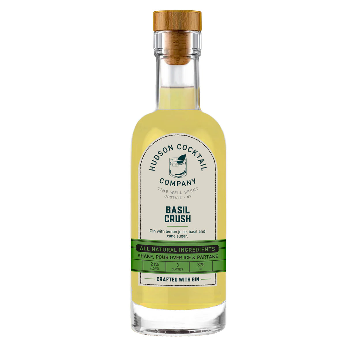 Hudson Cocktail Basil Crush 375ml