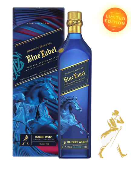 Johnnie Walker Blue Label x Robert Wun Year of The Horse Blended Whisky 750ml