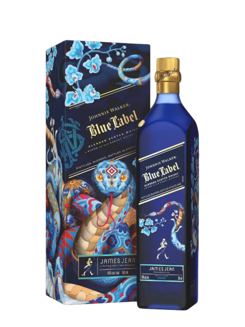 Johnnie walker blended scotch blue label james jean limited edition Year of the Snake