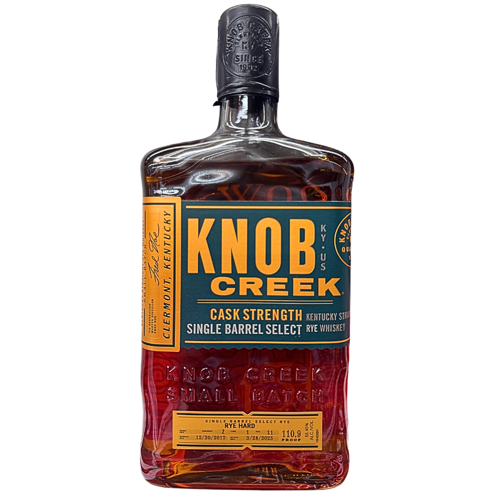 Knob Creek Cask Strength Exclusive Single Barrel Rye "Rye Hard" 109.6