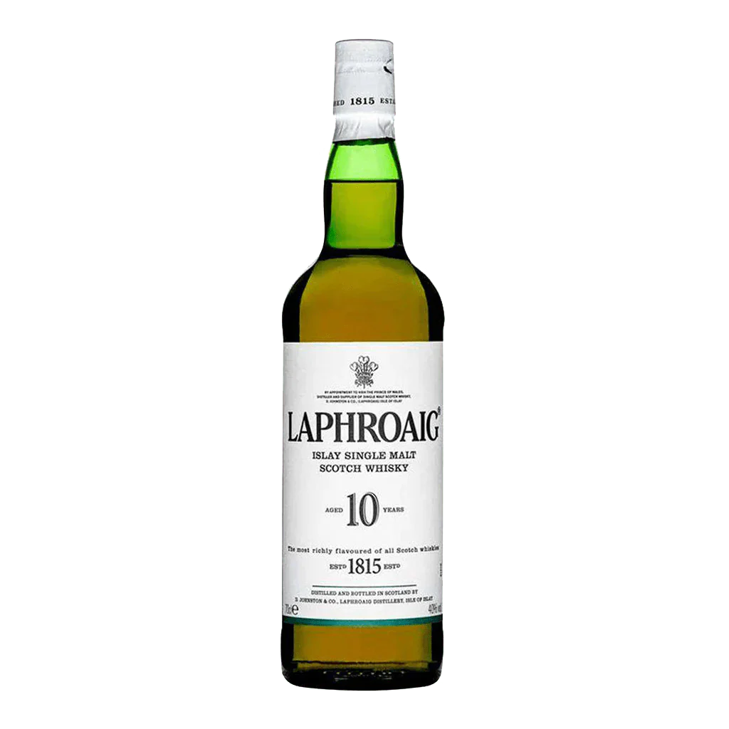 Laphroaig Islay Single Malt Scotch Whiskey 750ml Original Cask Strength.