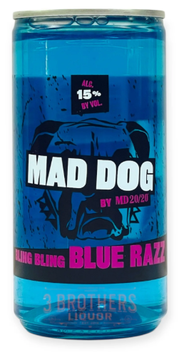 Mad Dog Bling Bling Blue Razz By MD 20/20 Cocktail 200ml