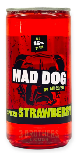 Mad Dog Spiked Strawberry By MD 20/20 Cocktail 200ml