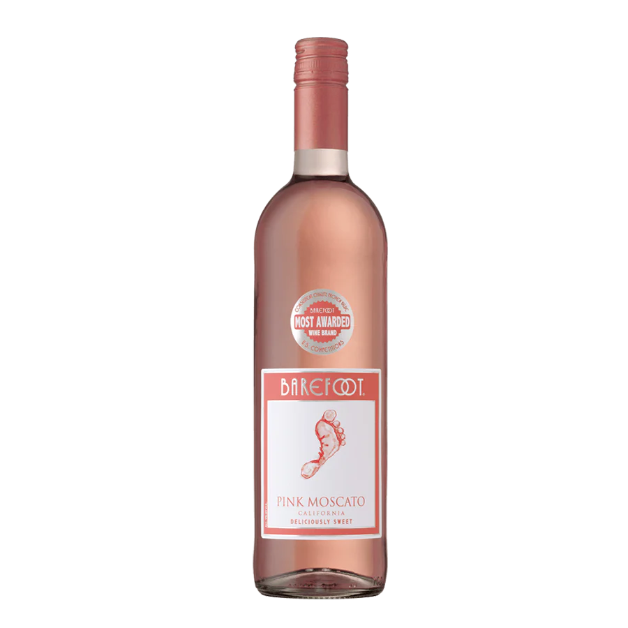 Barefoot Pink Moscato 750ml