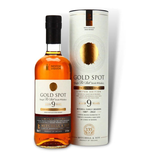 Gold Spot Irish Whiskey  9 Years  Limited Edition Preet Liquor 