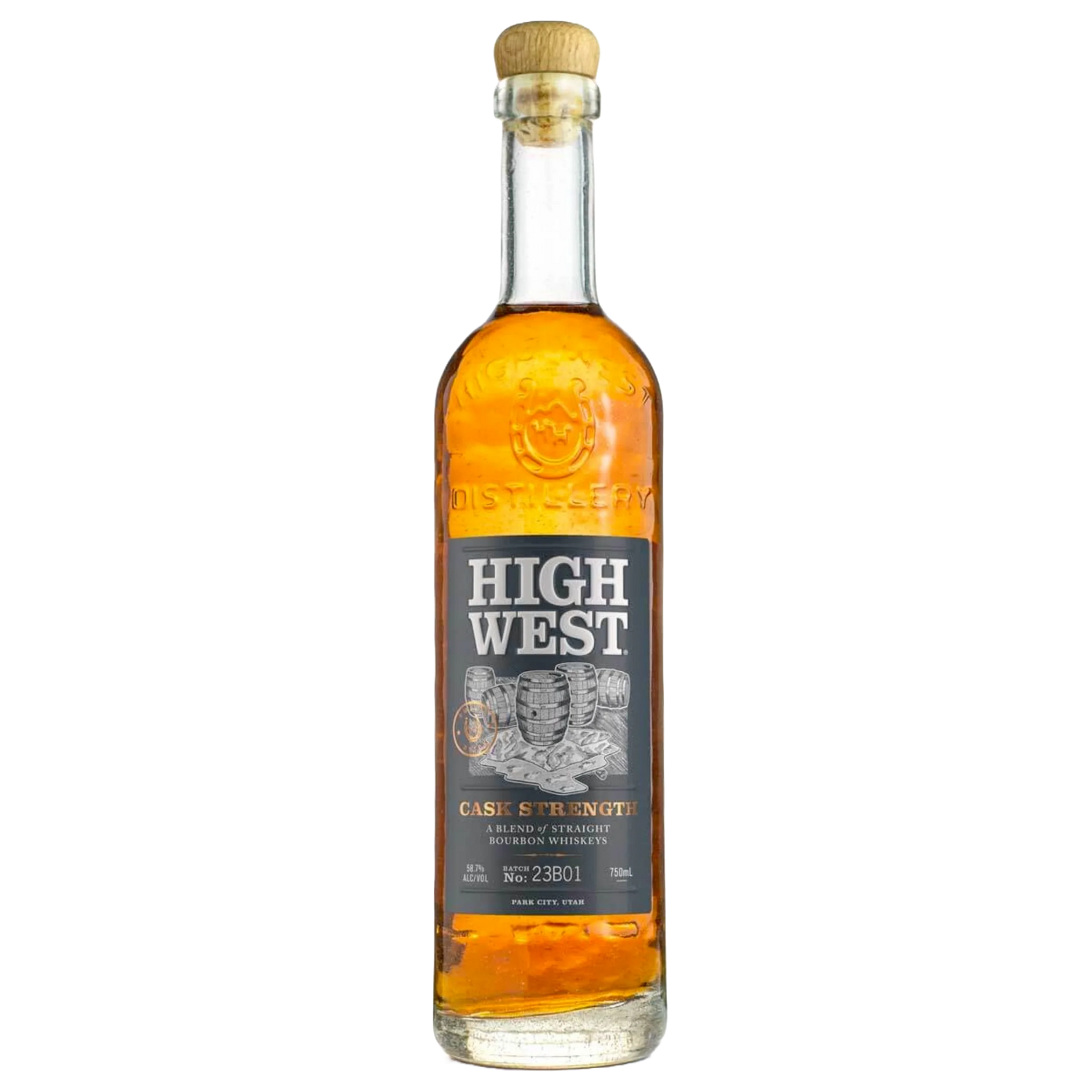 High West Distillery Strength Blended Bourbon Whiskey Bn-24A25 750ml