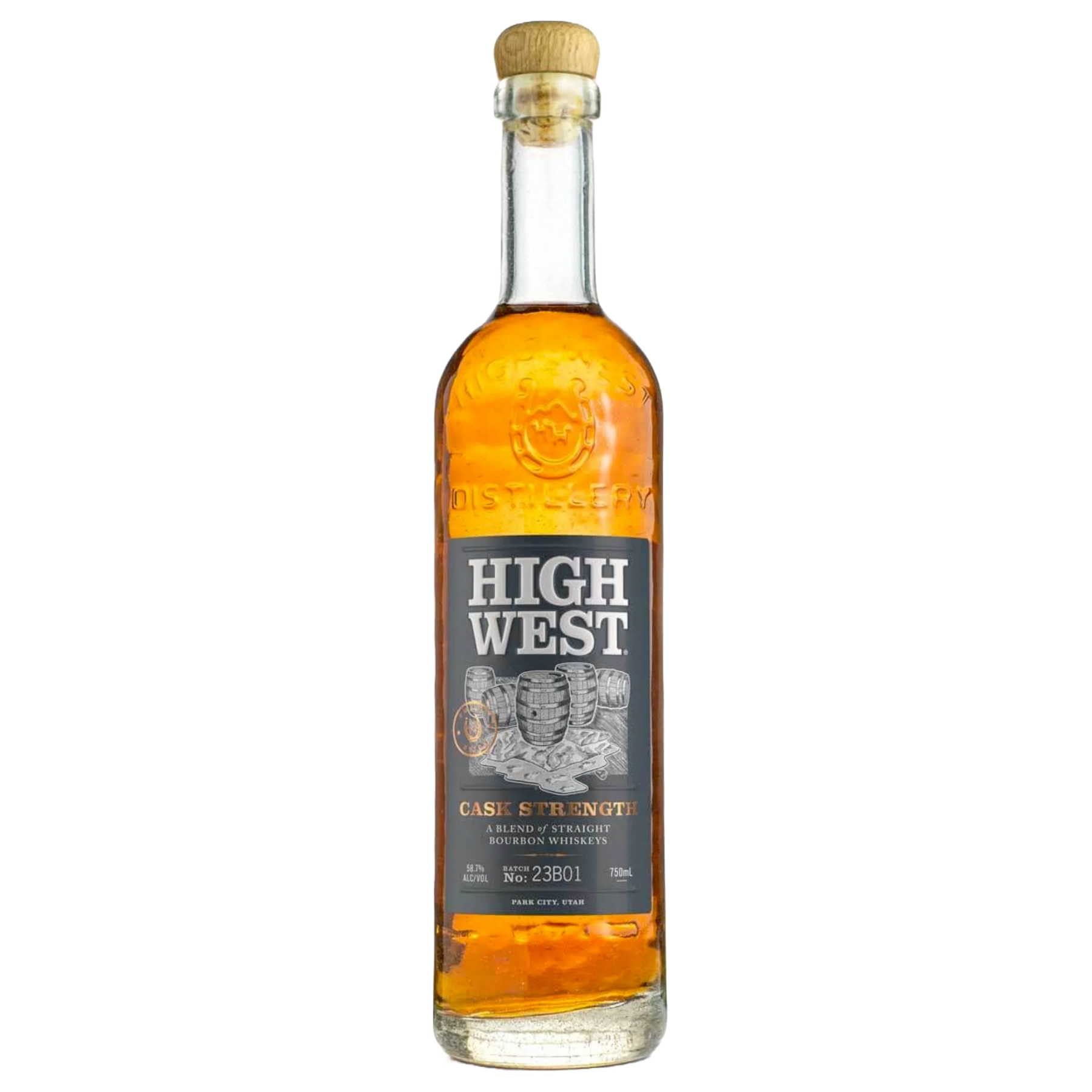 High West Distillery Strength Blended Bourbon Whiskey Bn-24A25 750ml