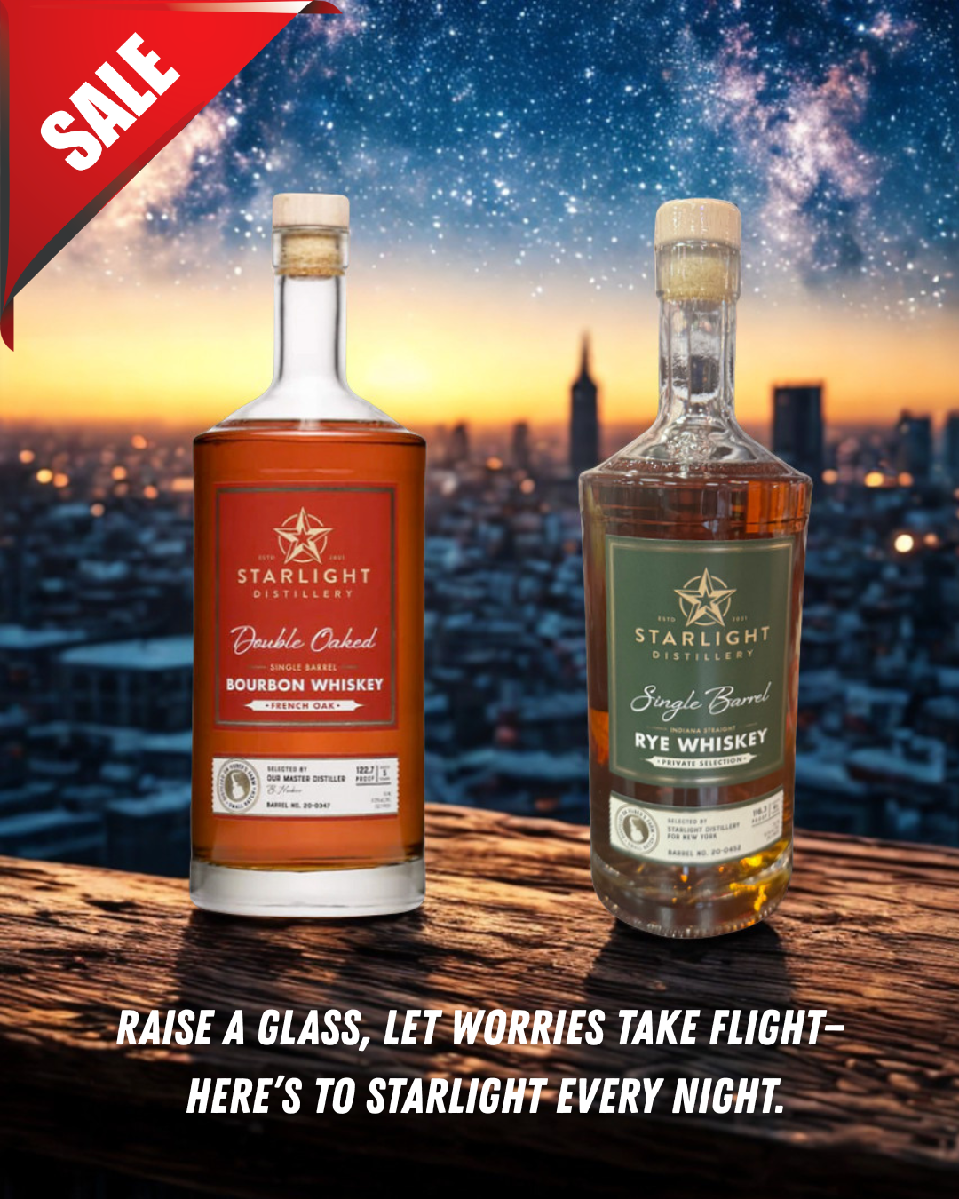 Starlight Rye and Double Oaked Single Barrel Bundle
