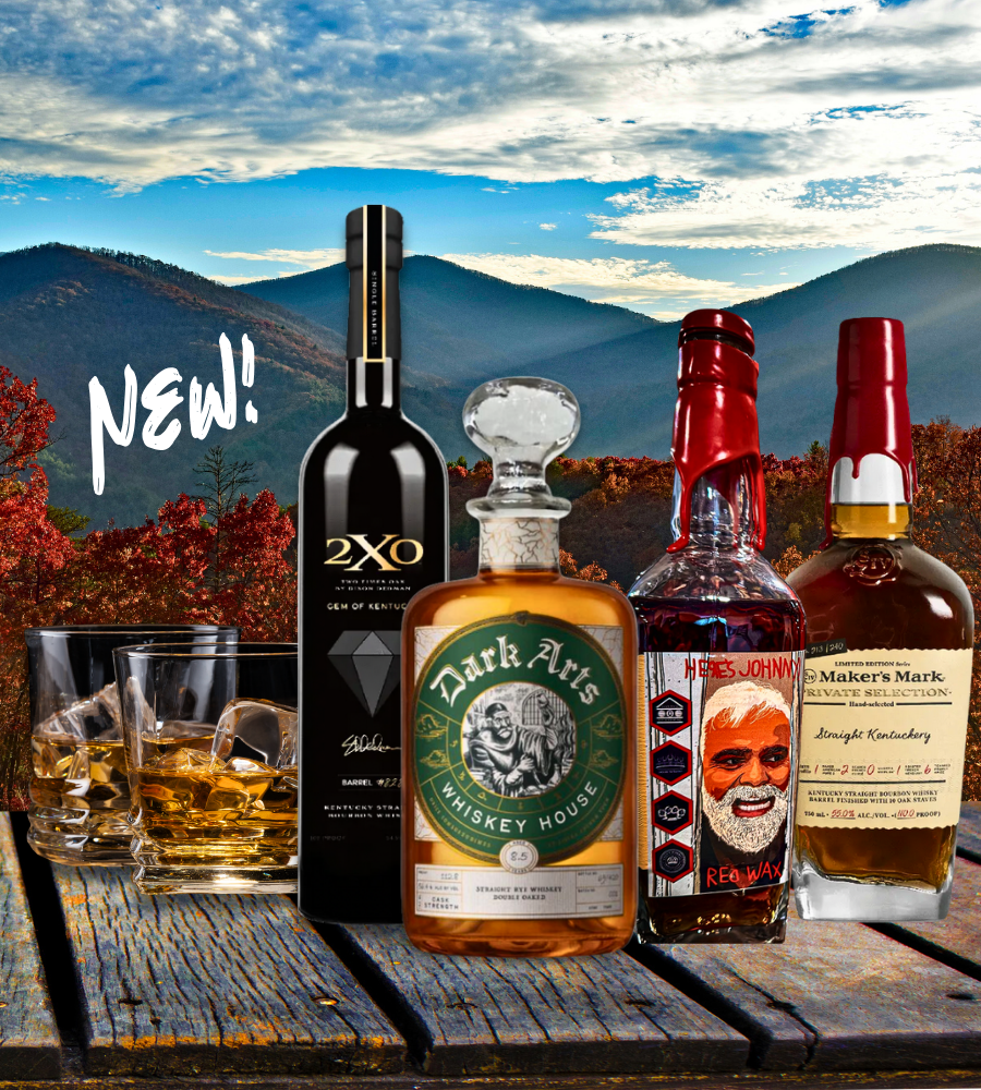 Dark arts Whiskey, 2X0, Makers Markand here's Hohnny Makers