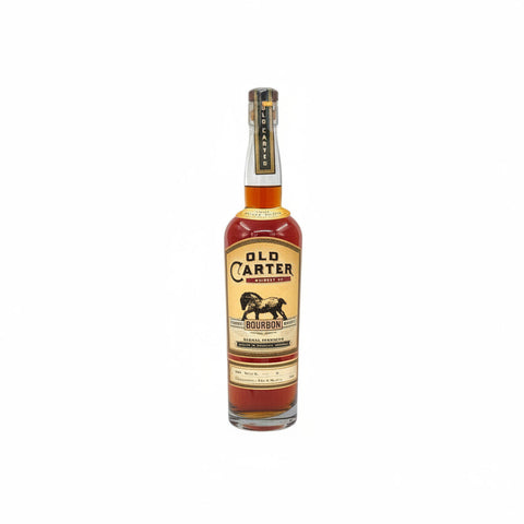 Old Carter Whiskey Co.-"Barrel Strength" Straight Bourbon Whiskey Batch #17/117.7 proof 750ml