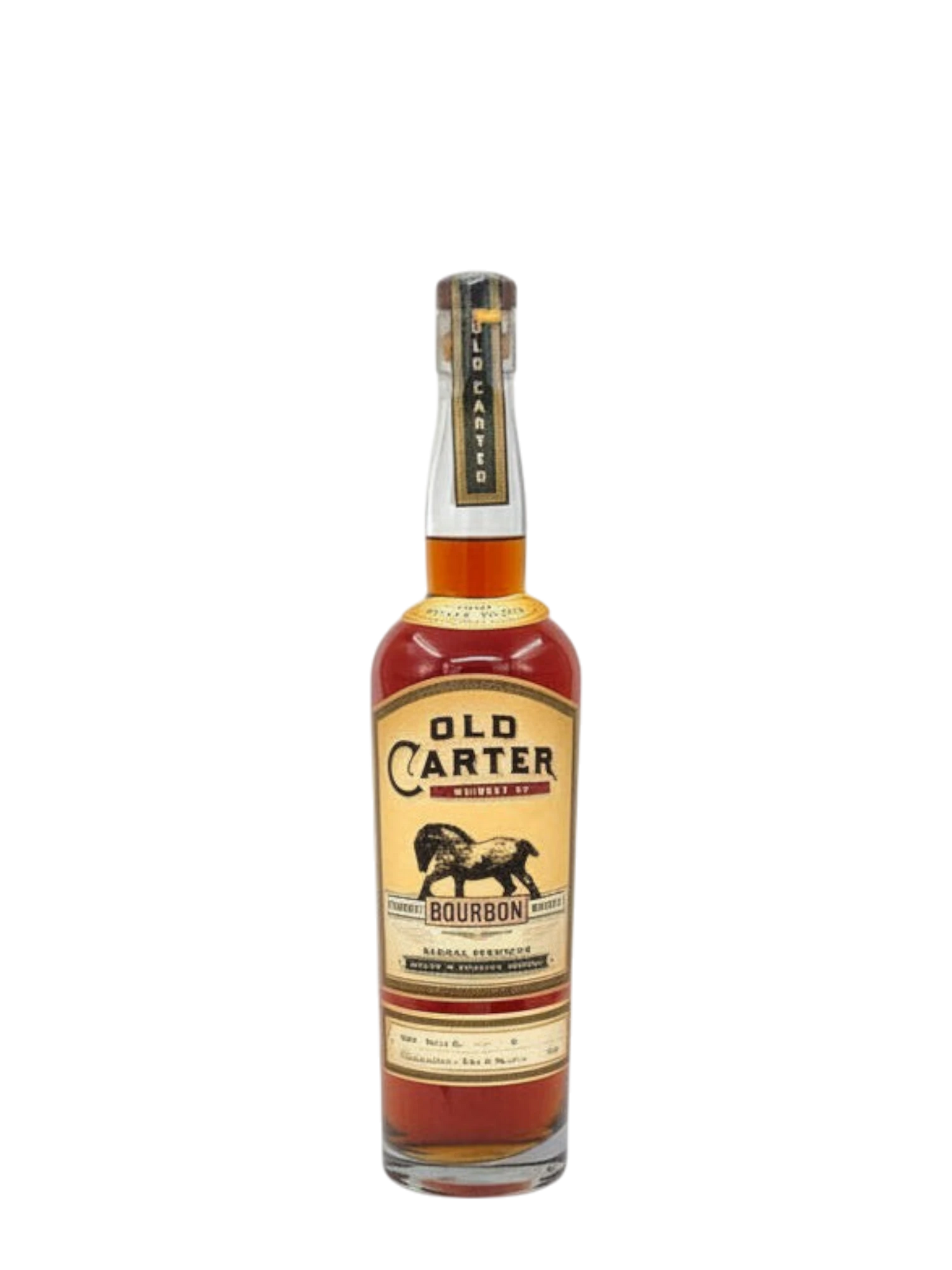 Old Carter Whiskey Co.-"Barrel Strength" Straight Bourbon Whiskey Batch #17/117.7 proof 750ml