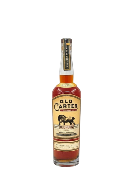 Old Carter Whiskey Co.-"Barrel Strength" Straight Bourbon Whiskey Batch #17/117.7 proof 750ml