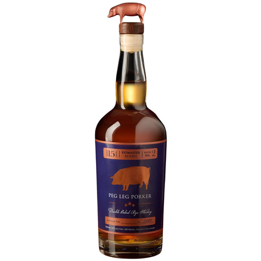 Peg Leg Porker Pitmaster Reserve 15 Year Old Double Oaked Rye Whiskey
