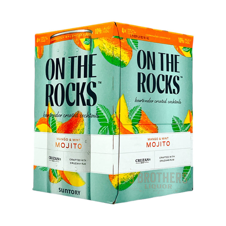 On The Rocks Suntory Mango & Mint Mojito 4pk Cans