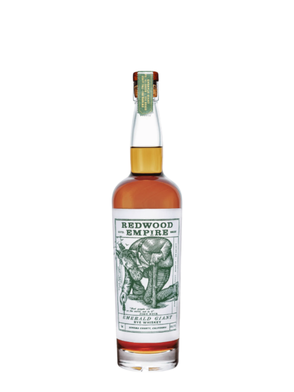 Redwood Empire Emerald Giant Rye Whiskey 750ml