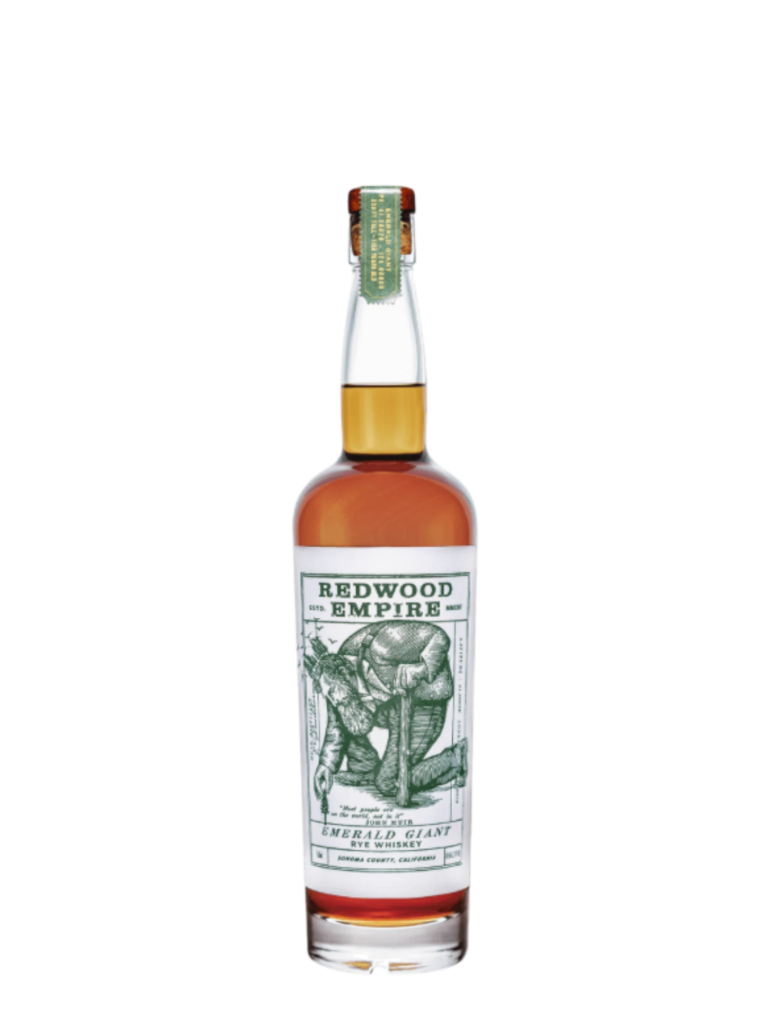 Redwood Empire Emerald Giant Rye Whiskey 750ml