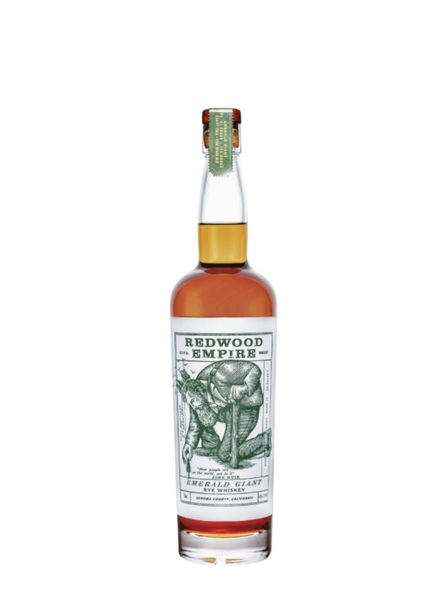 Redwood Empire Emerald Giant Rye Whiskey 750ml