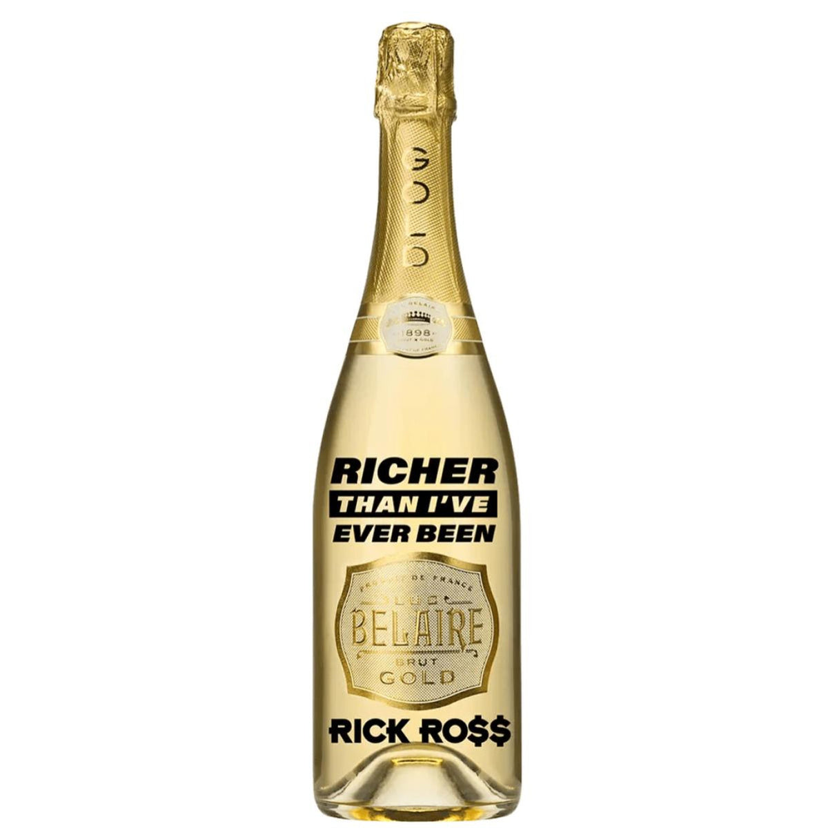 Belaire Gold Rick Ross 750Ml.'.