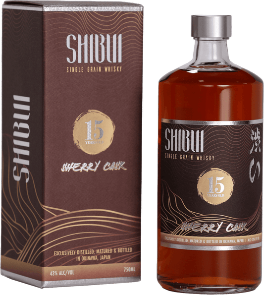 Shibui Single Grain Whiskey ,Sherry Cask 15 Years 750ml