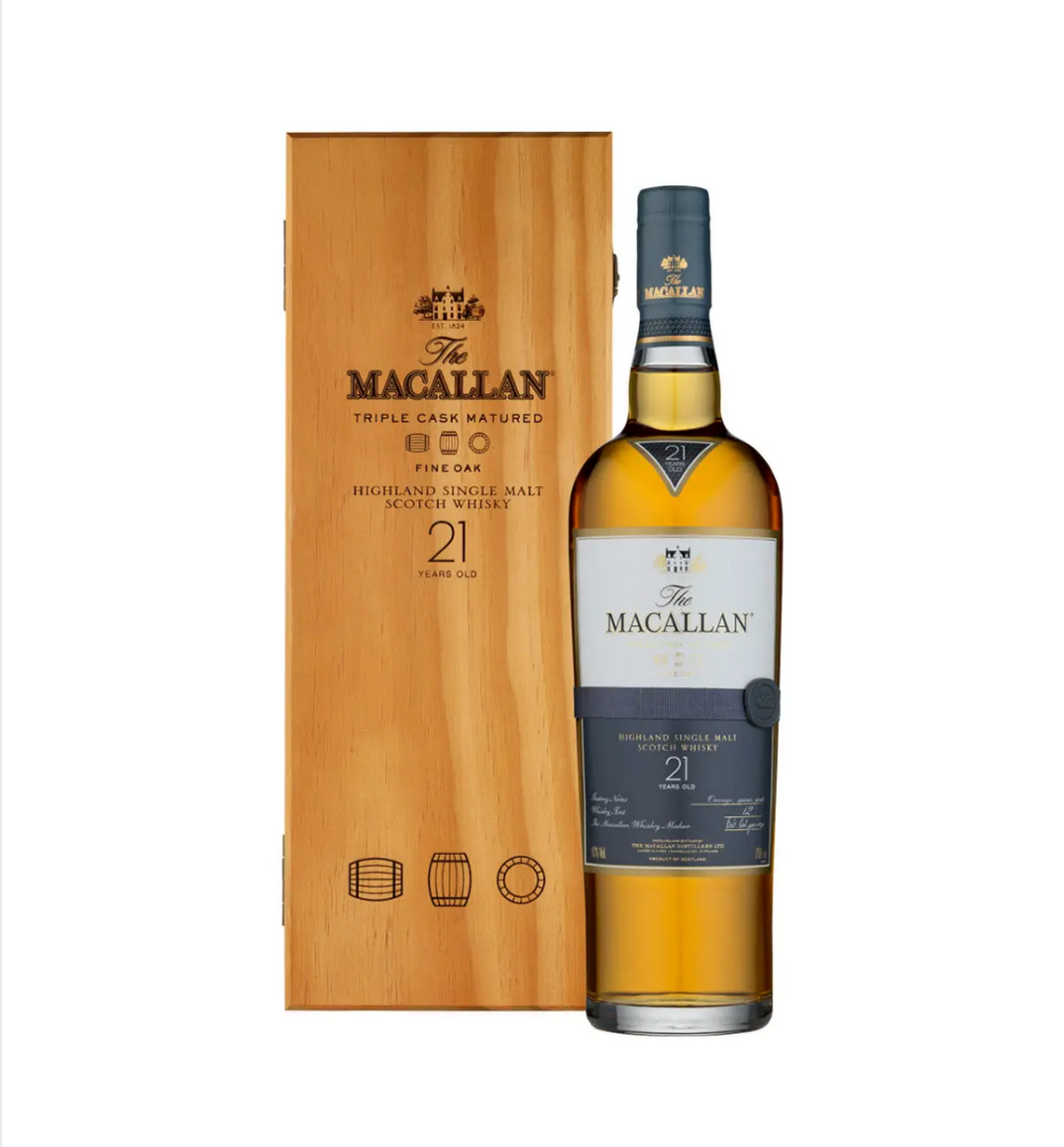 Macallan Fine Oak 21 years Triple Cask Matured 750ML