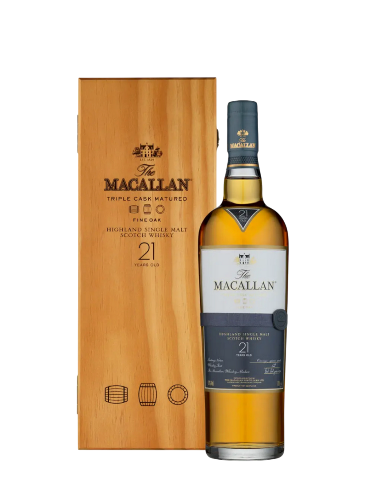 Macallan Fine Oak 21 years Triple Cask Matured 750ML