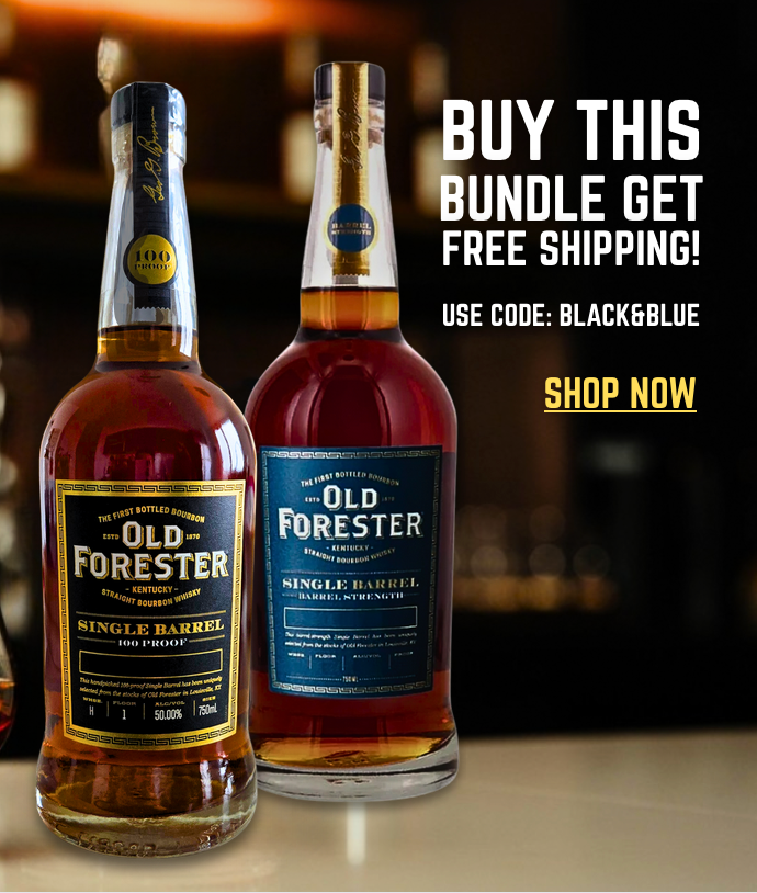 Old Forester Single Barrel Bundle (Black & Blue)