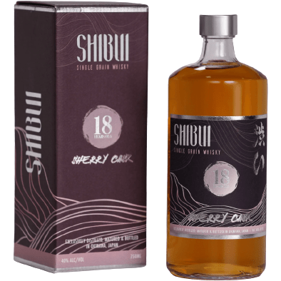 Shibui Whiskey 18 Year Old Sherry Cask Matured Single Grain Whisky,..