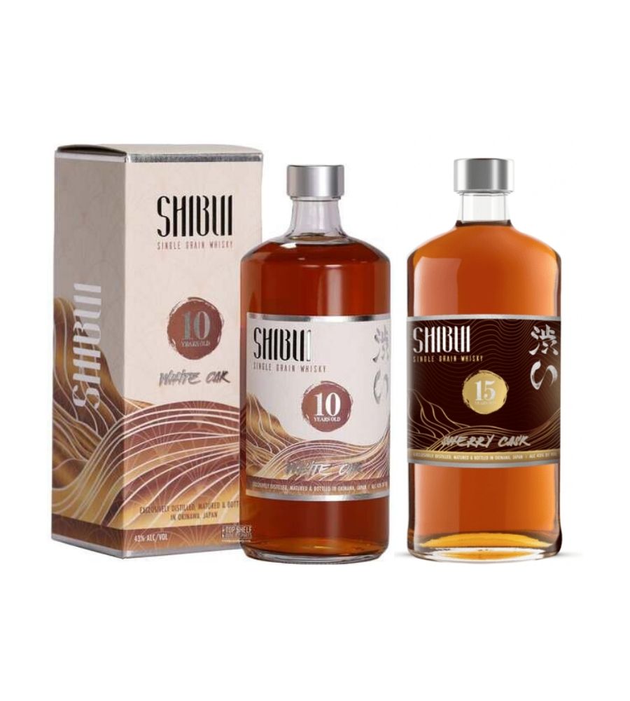 Shibui Japanese 10 and 15 Year Whisky Bundle